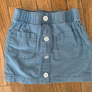 Girls Denim Skirt